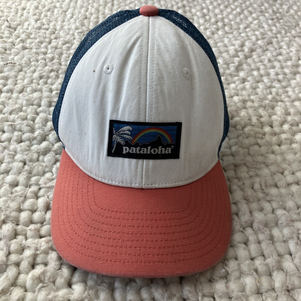Pataloha Kid's Cap Trucker Hat Patagonia Adjustable Snap Rainbow Island Vibes